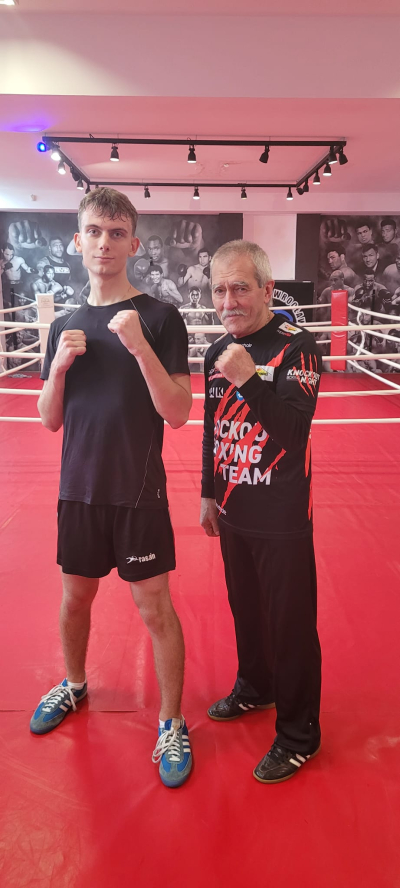 Trening sekcji boksu z Jerzym Baranieckim